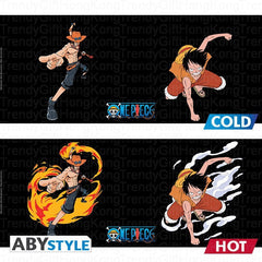 ONE PIECE - Heat Change Mug - 460ml - Luffy & Ace trendygifthk