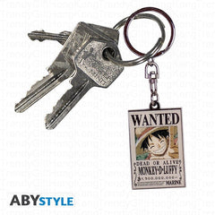 ONE PIECE Keychain - Wanted Luffy trendygifthk