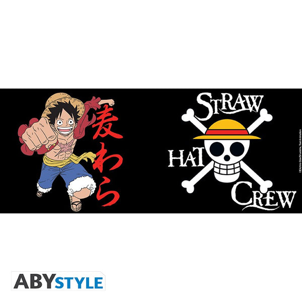 ABYstyle One Piece Luffy and Skull ceramic mug, 460 ml.