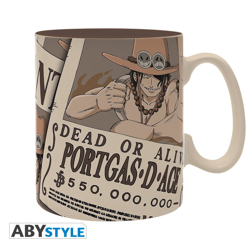 ONE PIECE - Mug - 460ml - Wanted Ace trendygifthk