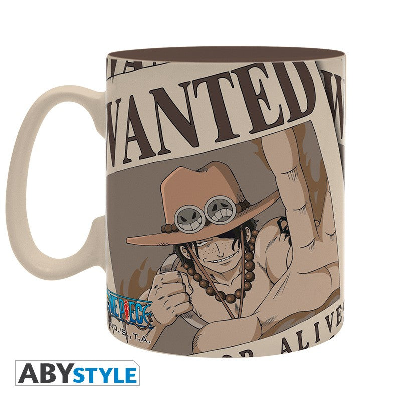 ONE PIECE - Mug - 460ml - Wanted Ace trendygifthk