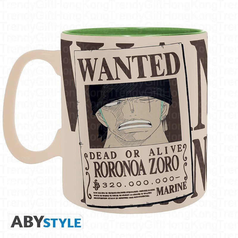 ONE PIECE Mug - Zoro & Wanted - 460 ml trendygifthk