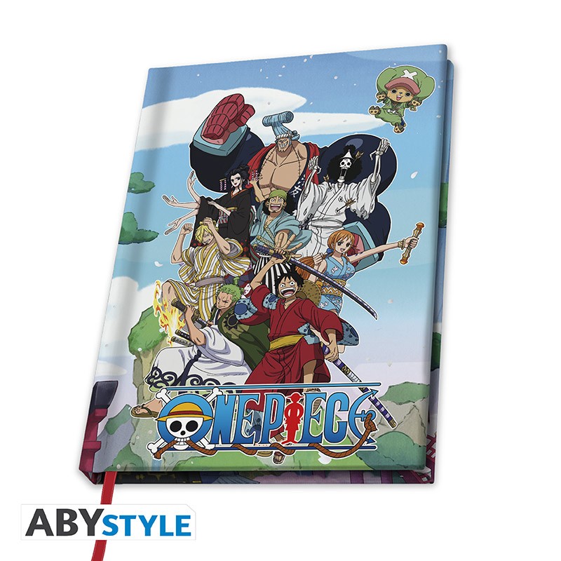 ONE PIECE - 'Wano Chronicles' A5 Notebook | Hardcover Design Journey Diary trendygifthk