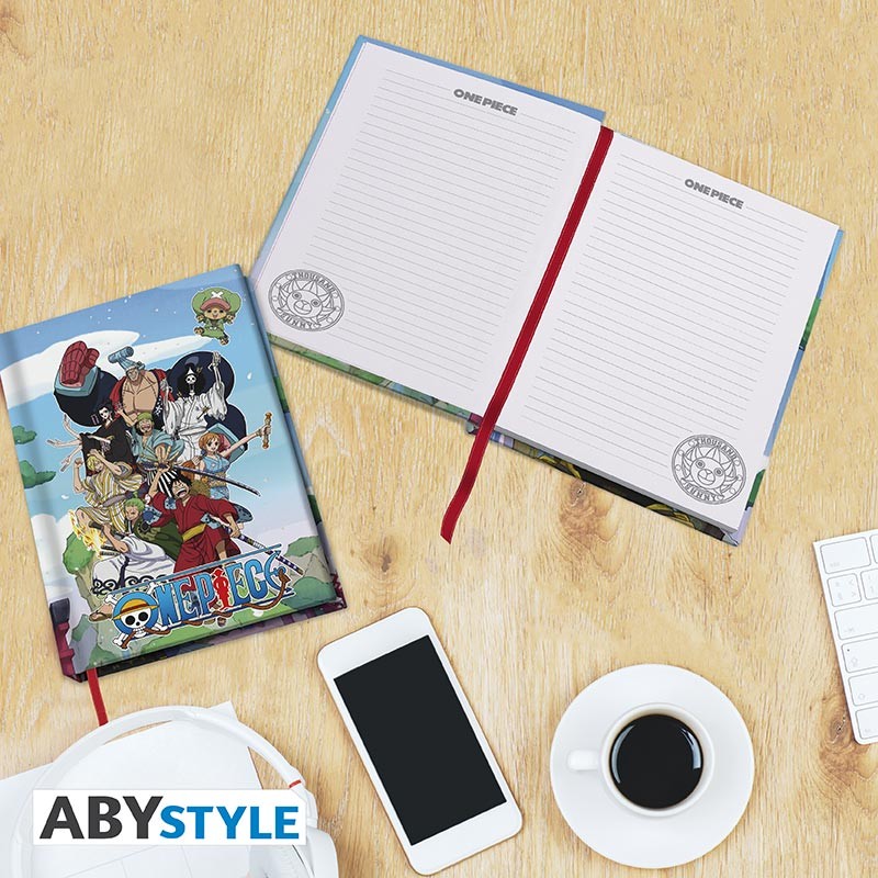 ONE PIECE - 'Wano Chronicles' A5 Notebook | Hardcover Design Journey Diary trendygifthk