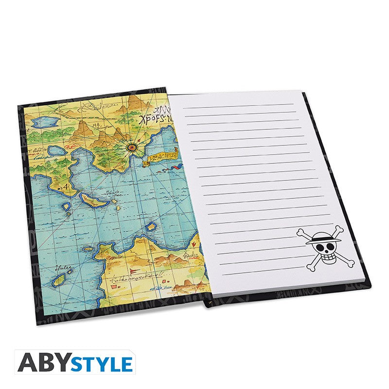 ONE PIECE - XXL Glass + Pin + Pocket Notebook 'Skull' Pack trendygifthk