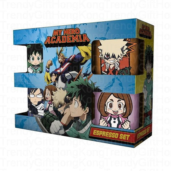 Official My Hero Academia Espresso Mug Set - Chibi Character Designs - Set of 4 Collectible Mug trendygifthk