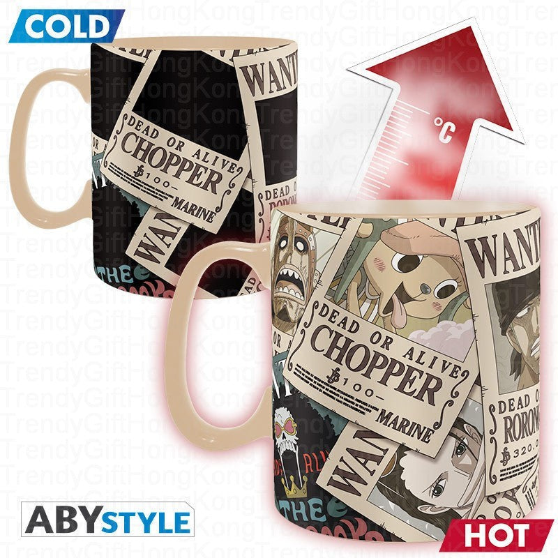 One Piece Heat Change Mug - Wanted 460 ml trendygifthk