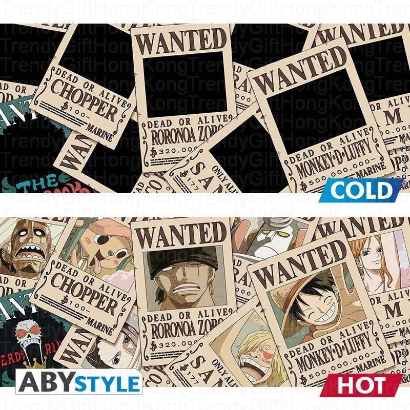 One Piece Heat Change Mug - Wanted 460 ml trendygifthk