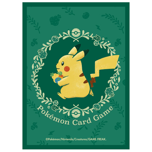 Pokémon Pikachu & Berries card sleeves, 64 sleeves, PP, made in Japan.