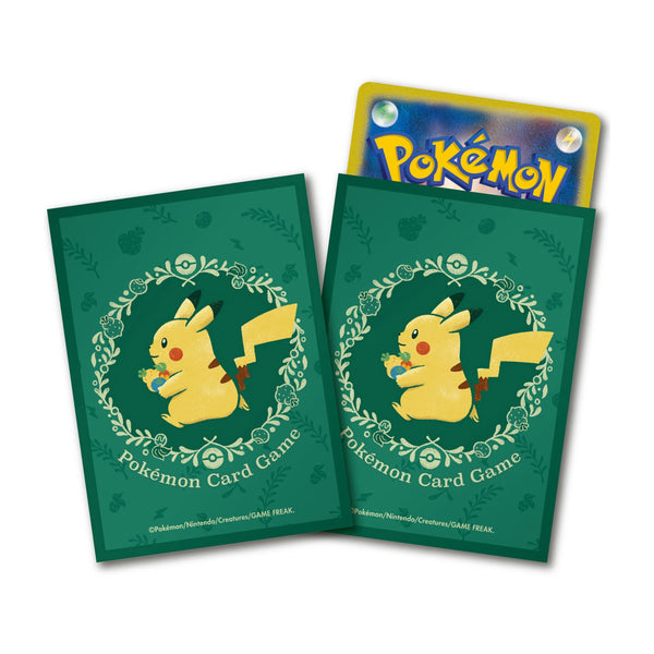Pokémon Pikachu & Berries card sleeves, 64 sleeves, PP, made in Japan.