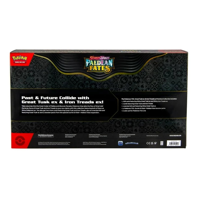 Pokémon Paldean Fates Great Tusk & Iron Treads Premium Box trendygifthk