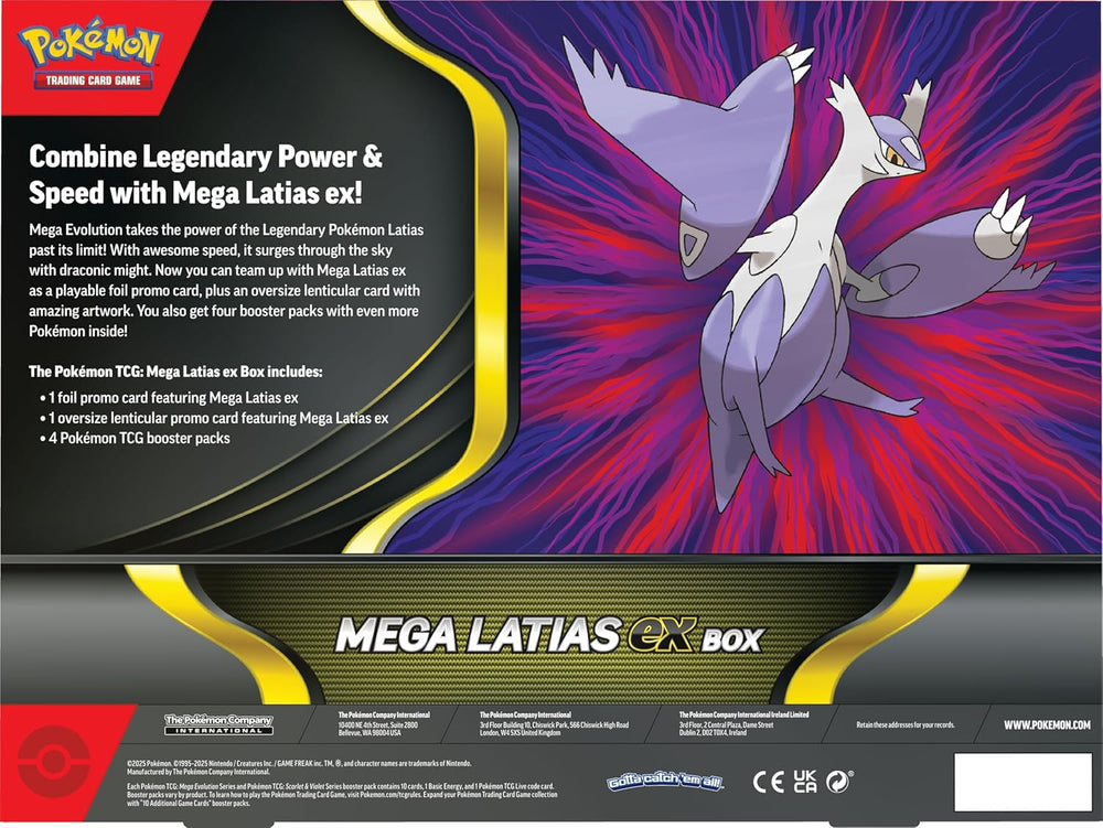 Pokémon TCG Mega Latias ex Box with Booster Packs trendygifthk