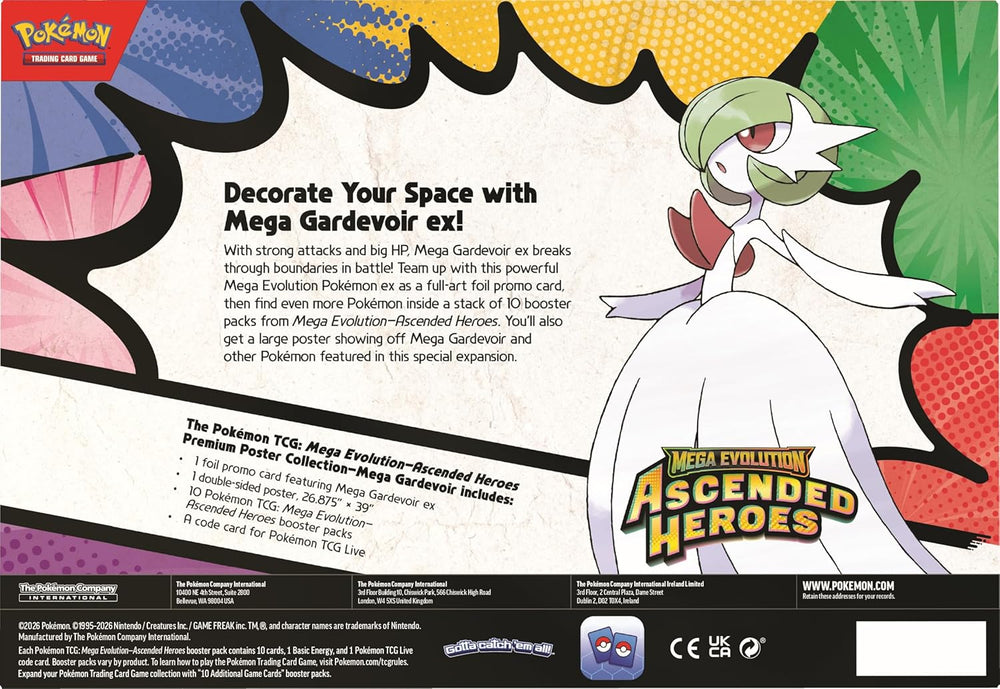 Pokémon TCG Mega Evolution Ascended Heroes Premium Poster Collection trendygifthk