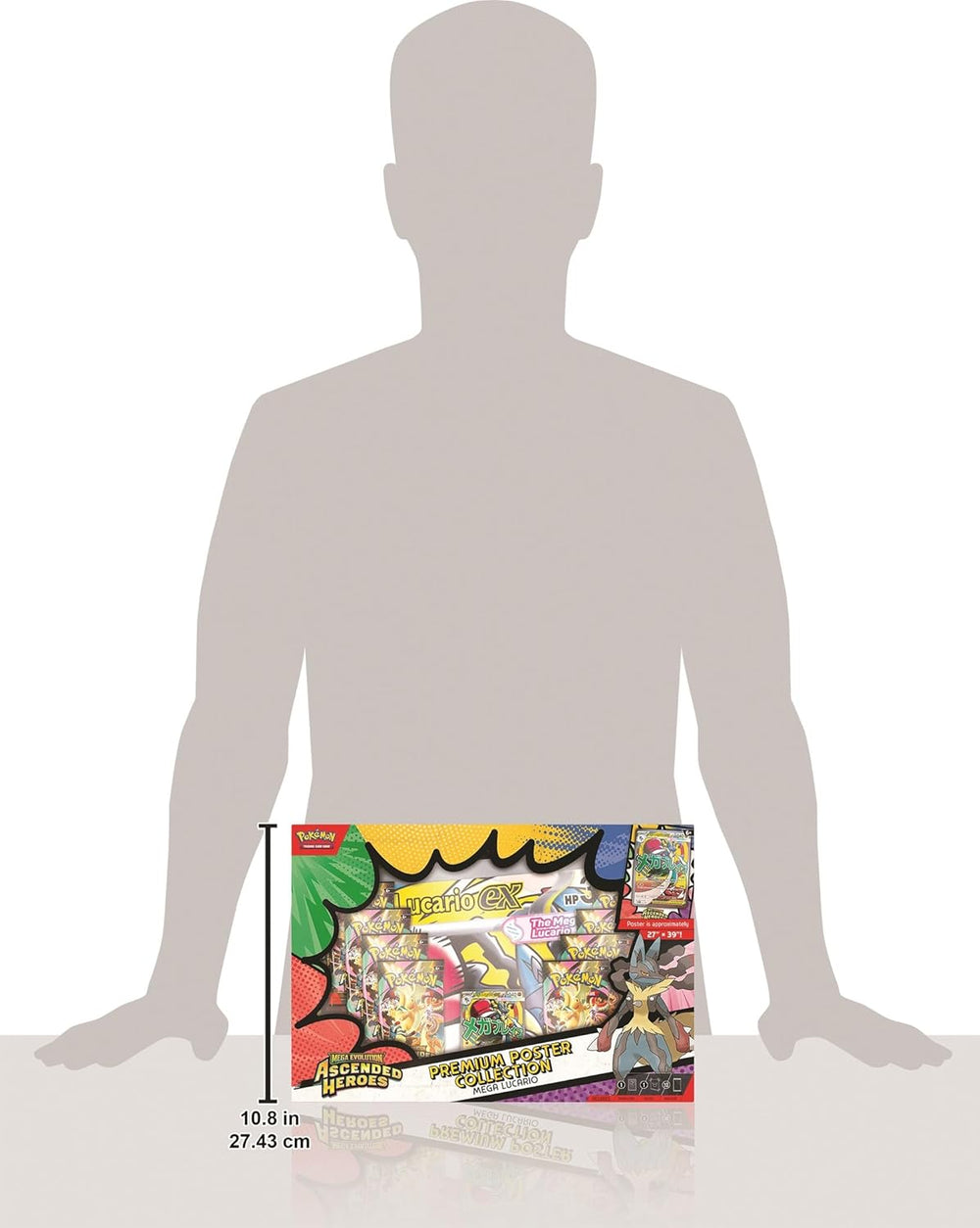 Pokémon TCG Mega Evolution Ascended Heroes Premium Poster Collection trendygifthk
