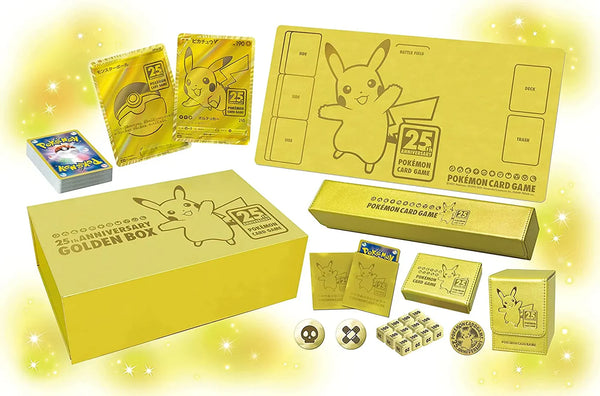 Pokémon 25th Anniversary Golden Box Japan Limited Edition trendygifthk