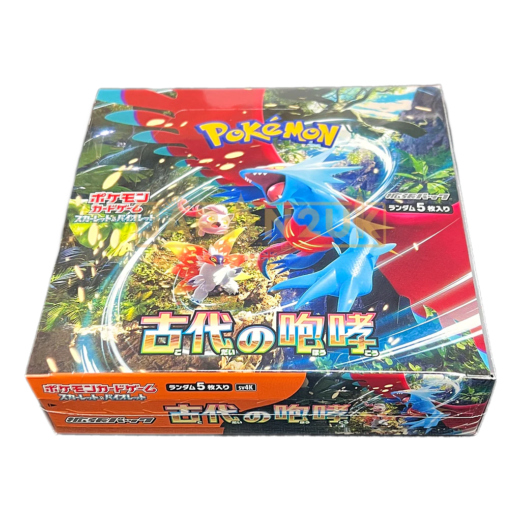 POKÉMON CARD GAME SCARLET & VIOLET Expansion Pack sv4k 'Ancient Roar' Box 30 Packs/Box trendygifthk