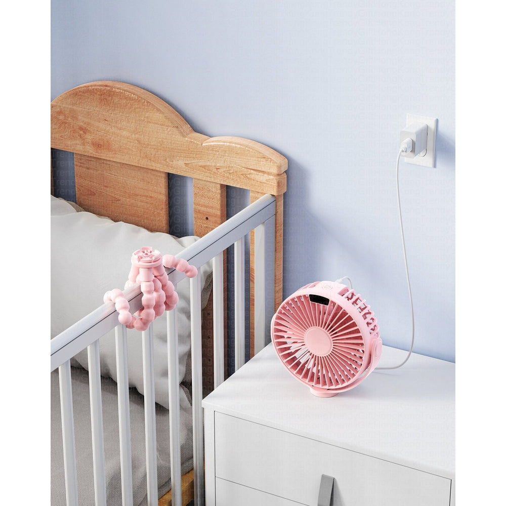 Sweetfull Octopus Switching Fan S3 - Super Power 6000mAh - White trendygifthk