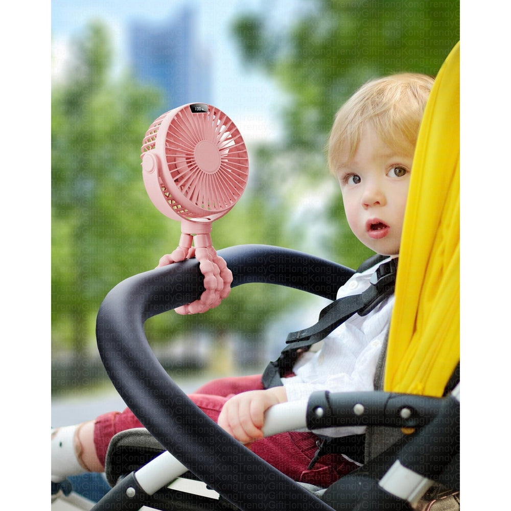 Sweetfull Octopus Switching Fan S3 - Super Power 6000mAh - White trendygifthk