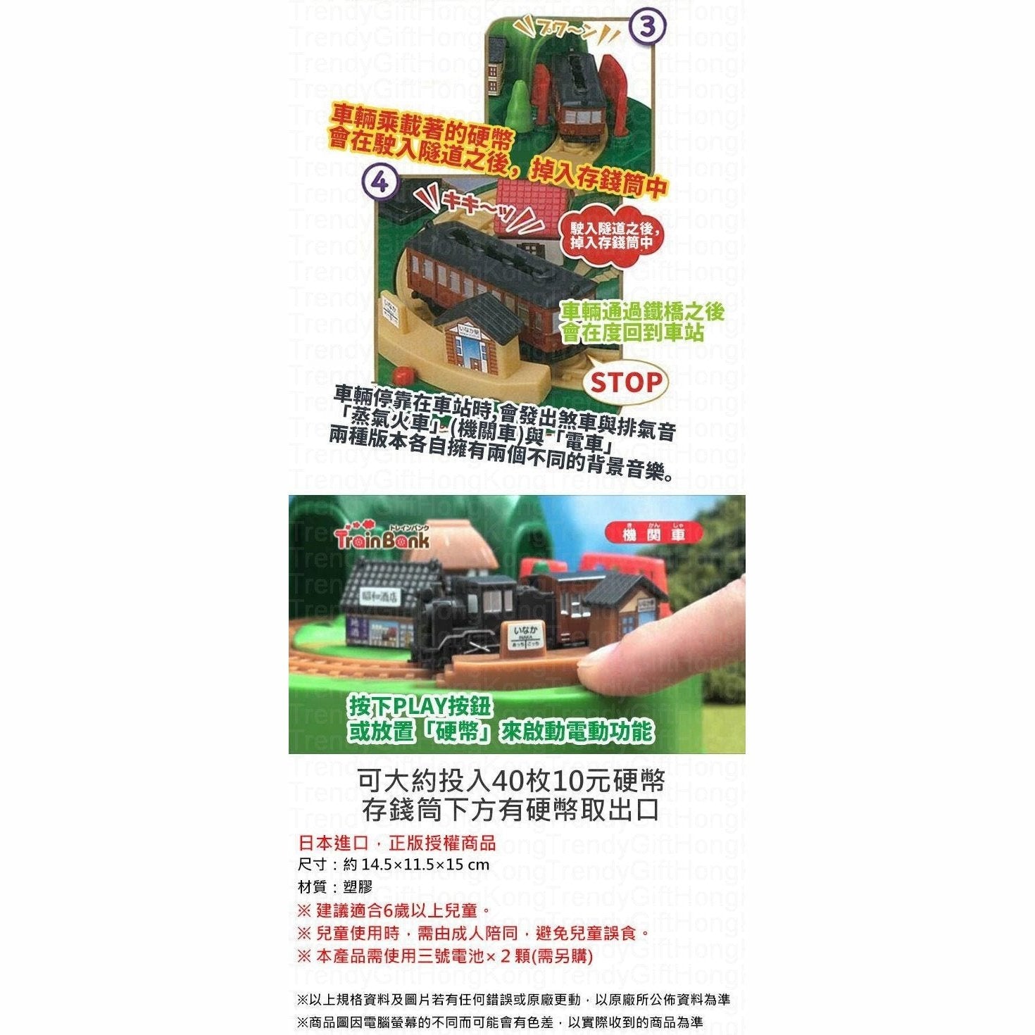 Train Bank Money Box - Electric Train Piggy Bank Toy trendygifthk