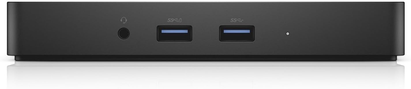 Dell WD15 Monitor Dock 4K with 180W Adapter, USB-C, Black, Dual Display trendygifthk