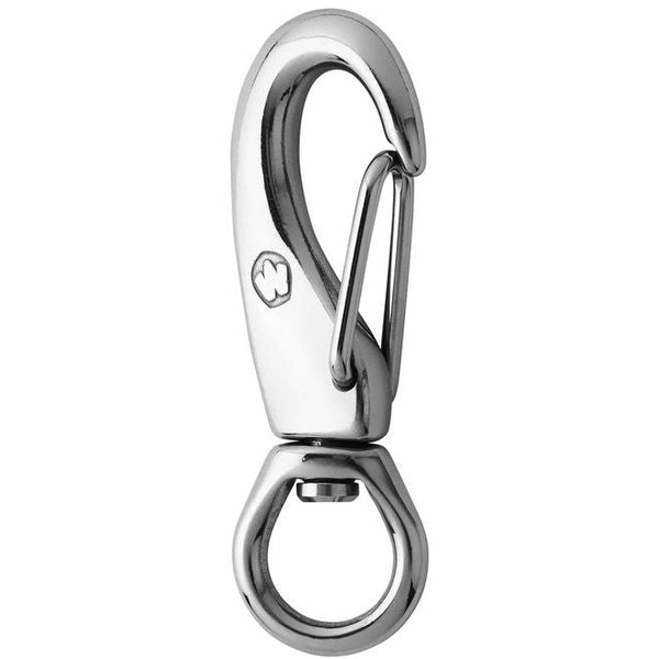 Wichard 2384 Safety snap hook with swivel 70mm