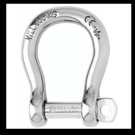 Wichard Self-locking Bow Shackle - 4mm Dia | 316 Stainless Steel #WIC-1241 trendygifthk