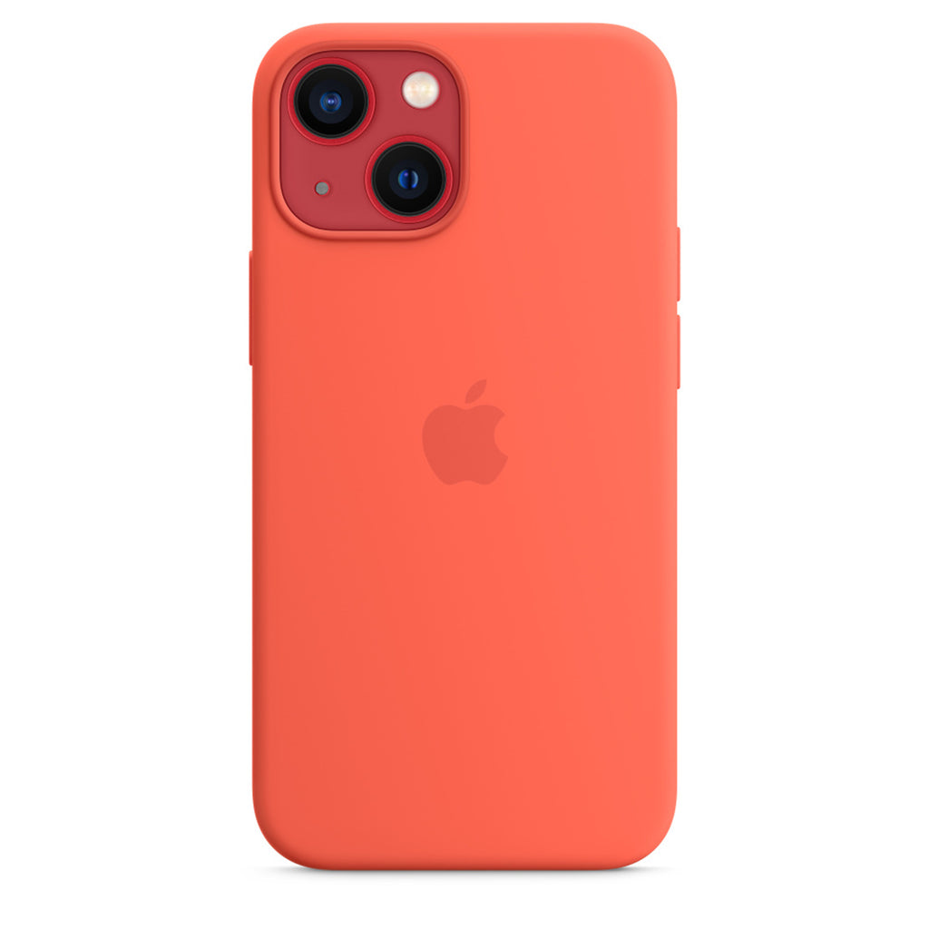 Apple iPhone 13 mini Silicone Case with MagSafe - Nectarine trendygifthk