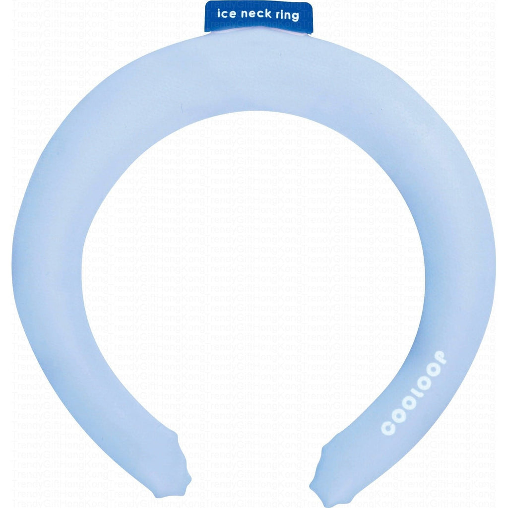 Blue Cogit COOLOOP cooling neck ring shown front-on against a white background.