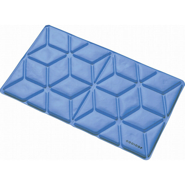 Blue Cogit COOLOOP cooling pillow pad with raised geometric cells