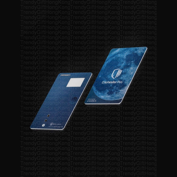 CoolWallet Pro — two identical rectangular devices showing front and back faces