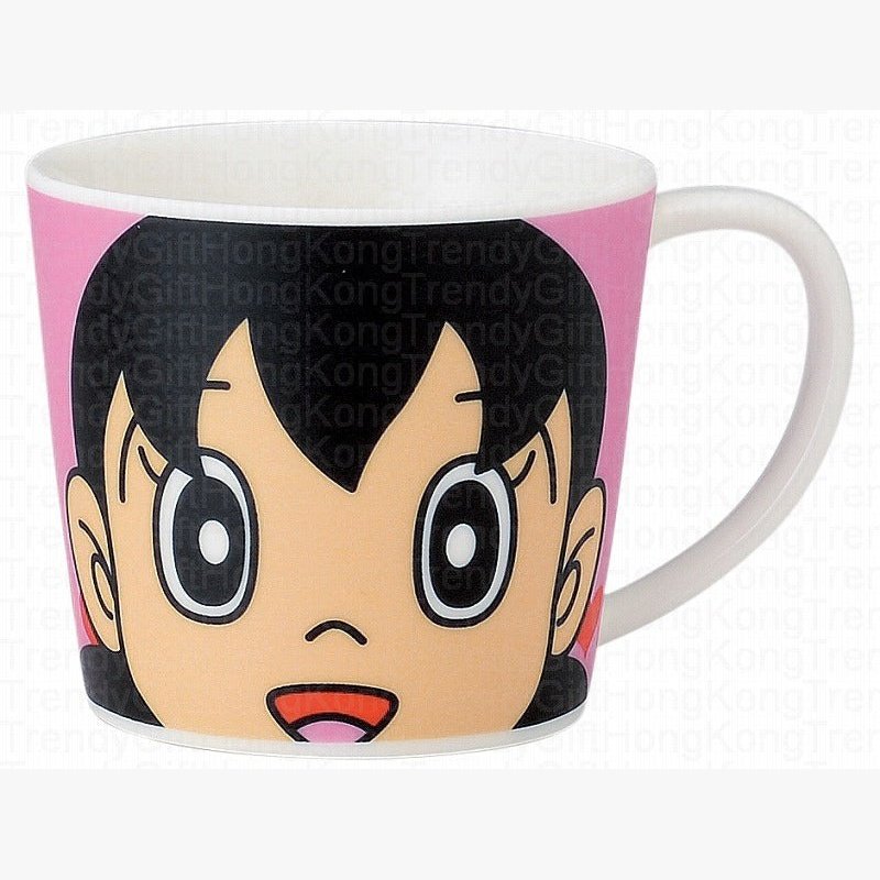 Front view of the pink Shizuka 280 ml ceramic mug