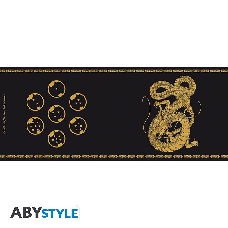 ABYstyle Dragon Ball Z ceramic mug featuring Golden Shenron and seven Dragon Balls, 460 ml
