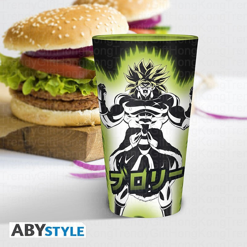ABYstyle Dragon Ball Super Broly glass with Broly and Gogeta, 400 ml