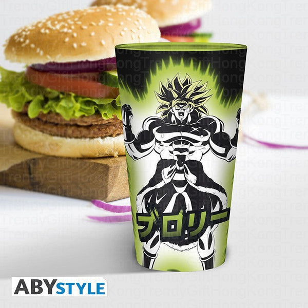 ABYstyle Dragon Ball Super Broly glass with Broly and Gogeta, 400 ml