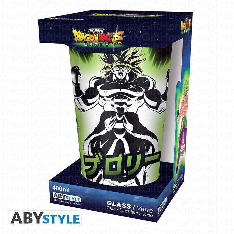 ABYstyle Dragon Ball Super Broly glass with Broly and Gogeta, 400 ml