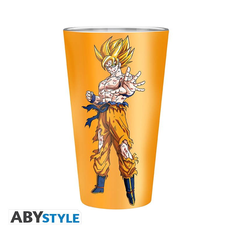 DRAGON BALL: Goku Super Saiyan King-Size Glass | Quench Your Thirst with Power trendygifthk