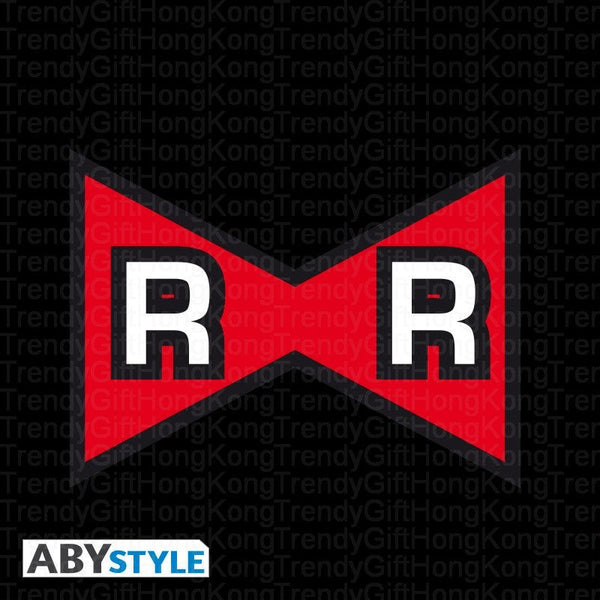ABYstyle Dragon Ball snapback cap with Red Ribbon Army emblem, black and red