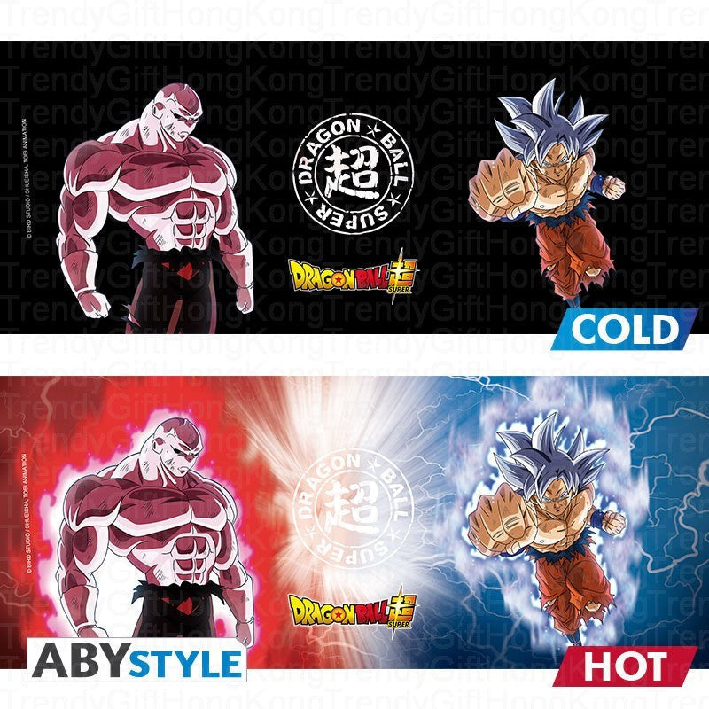ABYstyle Dragon Ball Super Goku vs Jiren heat-change ceramic mug, 460 ml