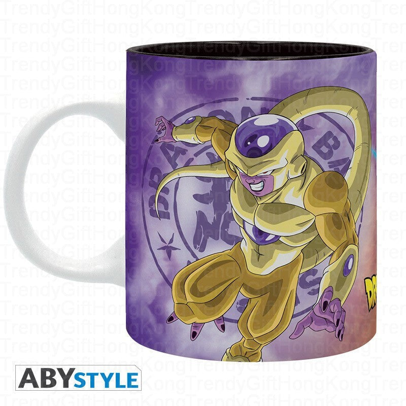 ABYstyle Dragon Ball Super Saiyans vs Golden Frieza ceramic mug, 320 ml
