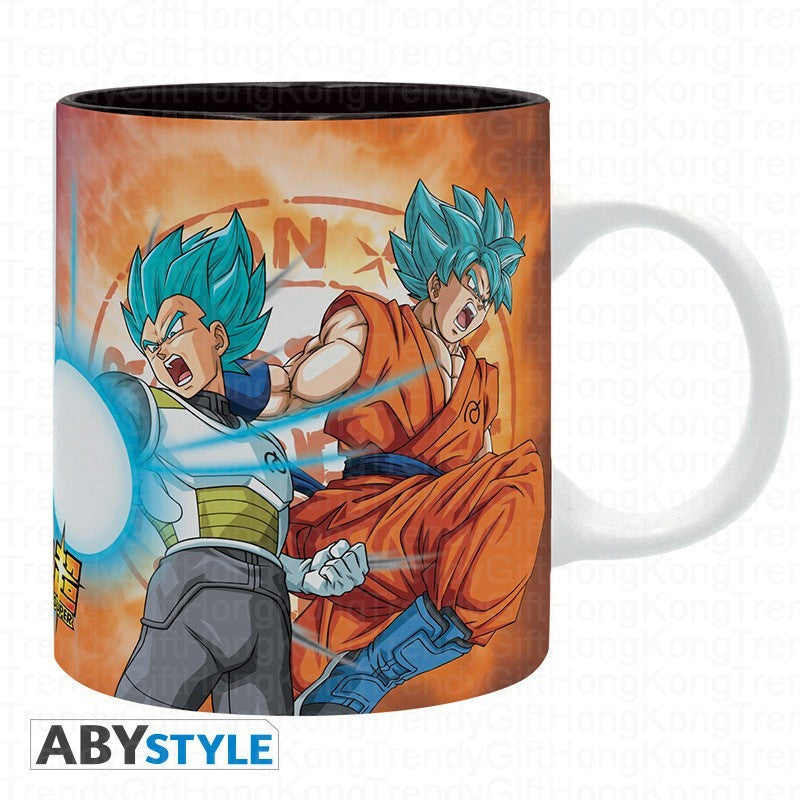 ABYstyle Dragon Ball Super Saiyans vs Golden Frieza ceramic mug, 320 ml