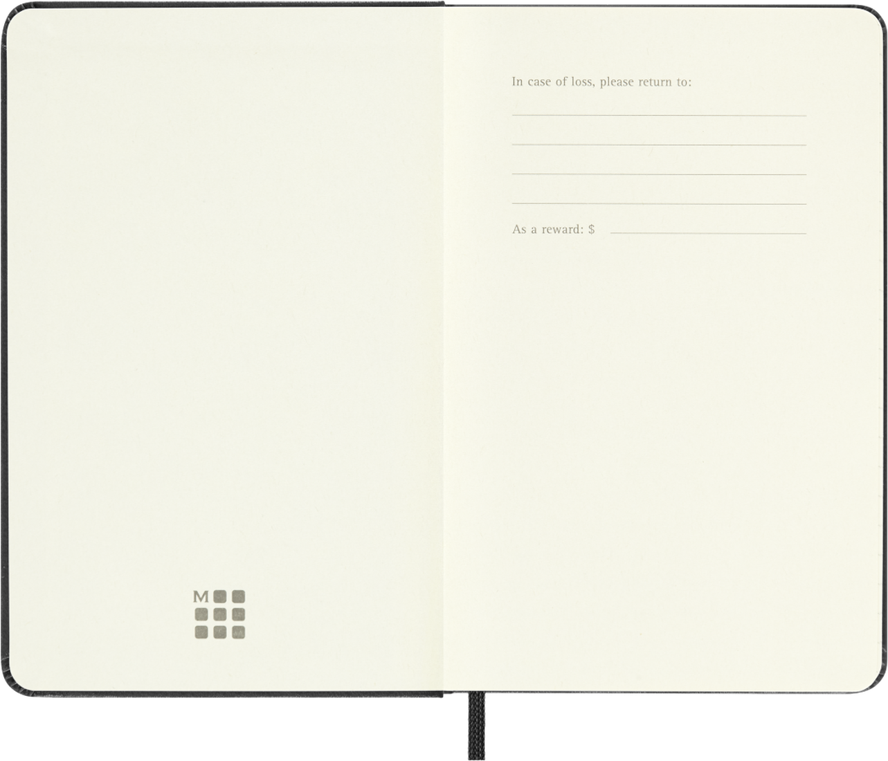 Moleskine 2026 12 Month Weekly Horizontal Planner Notebook - Black Color trendygifthk