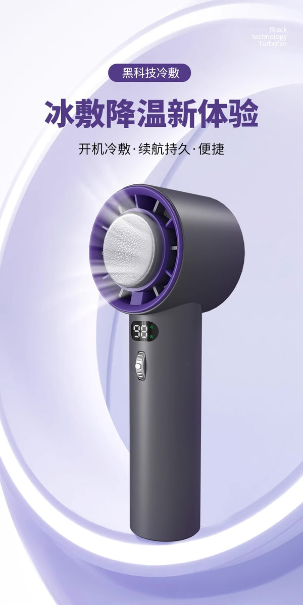 WX-639 Ice Compress handheld fan with 3000 mAh battery and ice function
