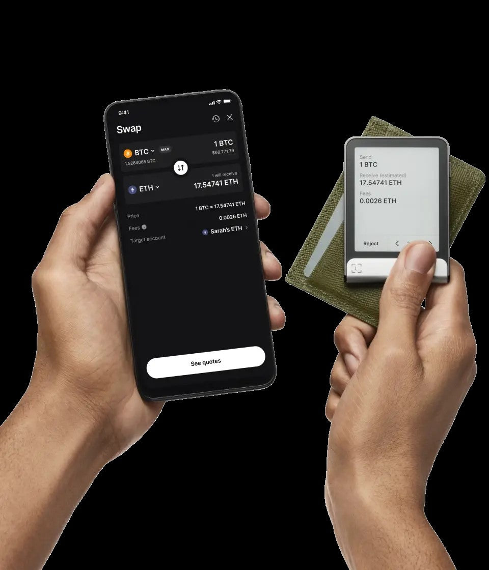 Ledger Flex™ - Next-Gen Secure E Ink® Touchscreen Bitcoin Wallet trendygifthk