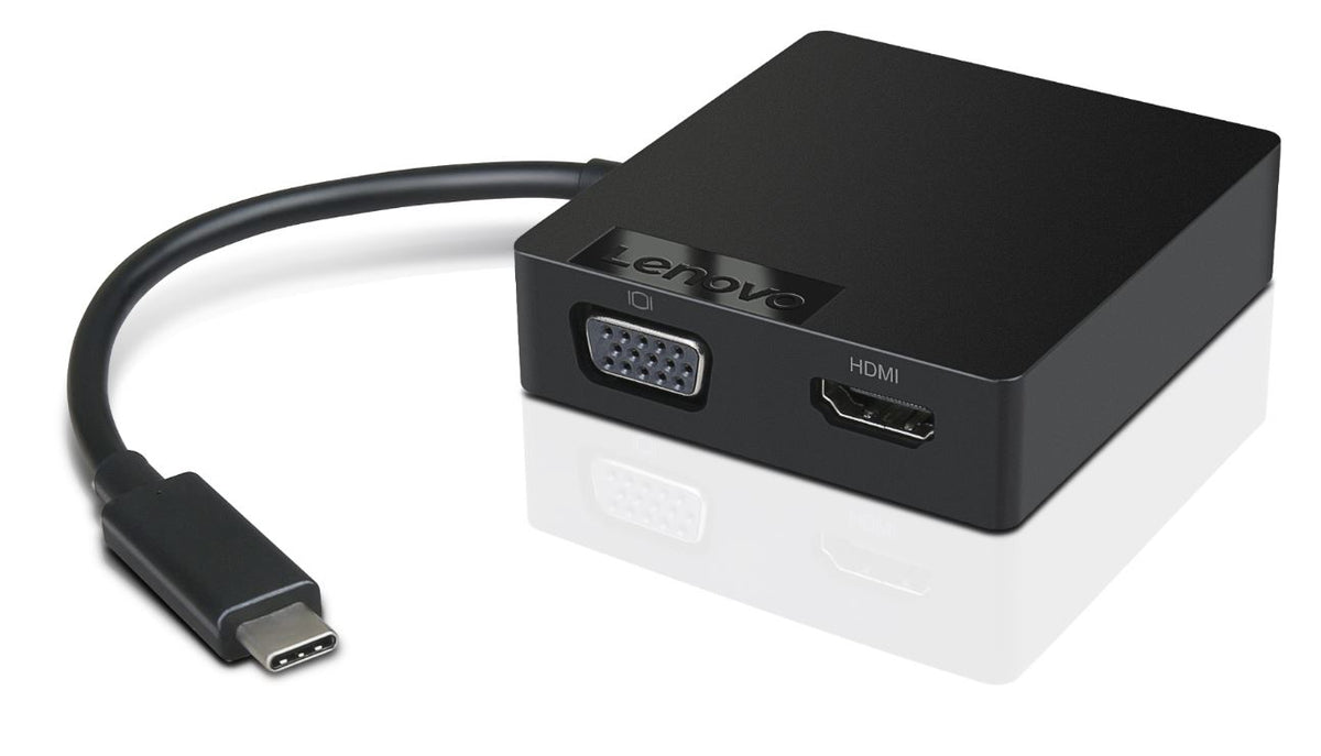 Portable Lenovo USB-C Travel Hub adapter