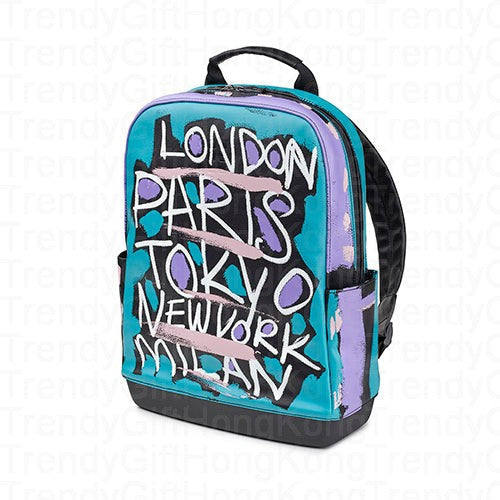 Moleskine Bradley Theodore Classic Backpack with artist artwork