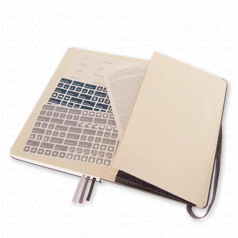 Moleskine Cat Passion Journal with 202 adhesive labels
