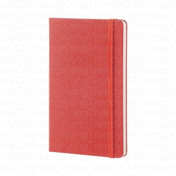 Front cover of the red Moleskine Classic notebook