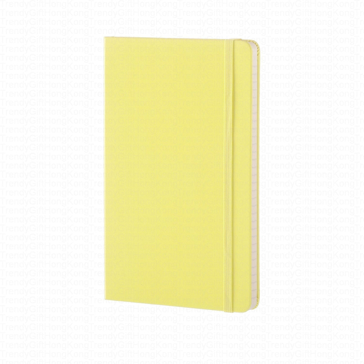 Front cover of the yellow Moleskine Classic notebook
