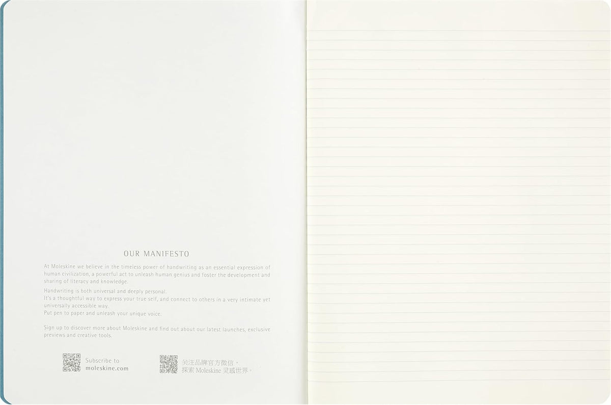 Moleskine Peanuts XL Cahier 橫線筆記本三本套裝，19 × 25 厘米