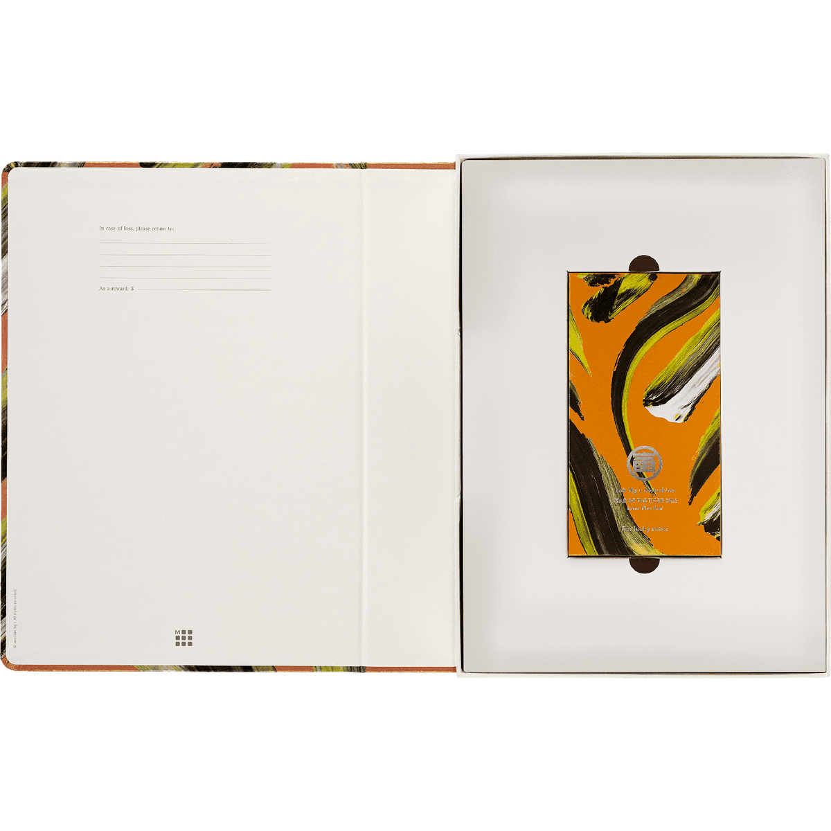 Moleskine Lok Ng 虎年 A4 筆記本禮盒，附 8 個利是封